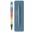 Caneta Caran d'Ache Esferográfica 849 Paul Smith Petrol Blue