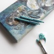 Caneta Rhodia Esferográfica Script Turquoise
