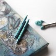 Caneta Rhodia Esferográfica Script Turquoise