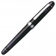 Caneta Tinteiro Platinum Century 3776 Black Diamond Pena de Ouro 14K Média 