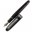 Caneta Tinteiro Platinum Century 3776 Black Diamond Pena de Ouro 14K Média 
