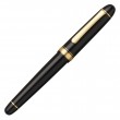 Caneta Tinteiro Platinum Century 3776 Black Pena de Ouro 14K Fina 