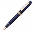Caneta Tinteiro Platinum Century 3776 Chartres Blue Pena de Ouro 14K Média 