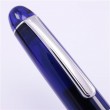 Caneta Tinteiro Platinum Century 3776 Chartres Blue Pena de Ouro 14K Média 