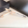 Caneta Tinteiro Platinum Century Rose Pena de Ouro 14K Média