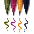 Estojo Caneta Kuretake Zig Clean Color Real Brush Deep Colours 4 Unidades