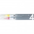 Estojo Caneta Kuretake Zig Clean Color Real Brush Pop Colours 4 Unidades 
