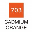 Caneta Zig Clean Color Real Brush Kuretake 703 Cadmium Orange 