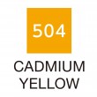 Caneta Zig Clean Color Real Brush Kuretake 504 Cadmium Yellow 