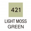 Caneta Zig Clean Color Real Brush Kuretake 421 Light Moss Green 