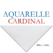Papel Para Aquarela Cardinal Branco 50x65cm 300g/m²