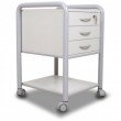 Carrinho Tubular 03 Gavetas Trident