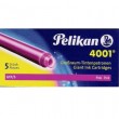 Cartucho Para Caneta Tinteiro Pelikan GTP/5 Pink