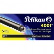Cartucho Para Caneta Tinteiro Pelikan GTP/5 Preto