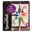 Kit Tinta Xilogravura Para Tecido Speedball 06 Cores 