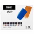 Estojo Tinta Guache Acrílica 22ml 12 Cores Liquitex