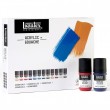 Estojo Tinta Guache Acrílica 22ml 12 Cores Liquitex