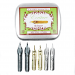 Kit Caligráfico Brause com 6 Penas Ecriture