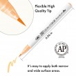 Estojo Caneta Kuretake Zig Clean Color Real Brush Portrait 6 Unidades 