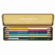 Estojo Lápis Caran d'Ache Prismalo Aquarelado 12 Cores Bicolor Rainbow 