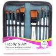 Kit de Pincel Sinoart Hobby & Art 10 Pincéis 