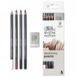 Kit De Lápis Crayon Sketching Winsor & Newton c/5 Peças