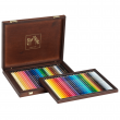 Estojo De Desenho Caran D' Ache Luxo 60 Lápis Caixa Madeira