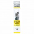 Kit De Pincéis Acrilica Winsor & Newton Foundation 03 Unidades Chato 5295002 