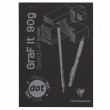 Bloco de Papel Para Desenho A4 Graf It DOT 80 Folhas Clairefontaine