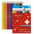 Lápis Aquarelável Swisscolor Cardboard Caran D'Ache 18 Cores