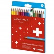 Lápis Aquarelável Swisscolor Cardboard Caran D'Ache 18 Cores