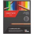 Estojo Lápis de Cor Luminance Caran d'Ache 12 Cores