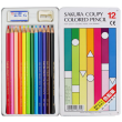 Lápis de Cor Sakura Coupy 12 Cores