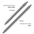 Lapiseira Mini Versátil Koh-I-Noor 5228 Preta 2.0mm