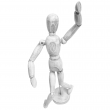 Boneco Articulado Para Desenho 30cm Branco Vintage
