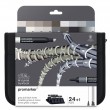 Marcador Promarker 24 Tons de Cinza e Preto Winsor & Newton