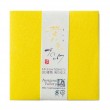 Mini Block de Papel Japonês Awagami C/150 Folhas de 8,5cmX8,5cm em Tons de Amarelo 