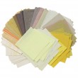 Mini Block de Papel Japonês Awagami C/150 Folhas de 8,5cmX8,5cm em Tons de Amarelo 