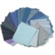 Mini Block de Papel Japonês Awagami C/150 Folhas de 8,5cmX8,5cm em Tons de Azul 