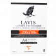 Bloco de Papel Para Desenho Técnico LAVIS A4 200g 10 folhas