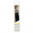 Kit de Pincéis Kolibri Para Aquarela Profissional FS SKI 4 C/4