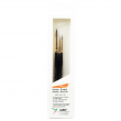 Kit de Pincéis Kolibri Marta Natural Redondo 98-026 C/3