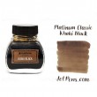 Tinta de Caneta Tinteiro Platinum Classic Khaki Black 60ml