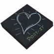 Bloco de Anotações Autoadesivo Eagle Preto 7,5 x 7,5 cm 100 Folhas