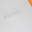 Bloco Sketchbook de Couro Goalbook Rhodia Silver