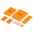 Kit de Bloco de Notas Papel The Essential Box Rhodia Orange 