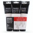 Kit Tinta Acrílica Liquitex Basics 118ml com 03 Unidades de Titanium White 