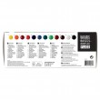 Estojo Tinta Acrílica Liquitex Basics Fluída 118ml 12 Cores