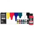 Estojo Tinta Acrílica Liquitex Basics Fluída 118ml 06 Cores