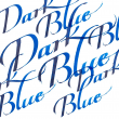 Tinta Para Caligrafia Winsor & Newton Blue Dark